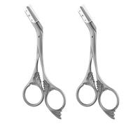 sifshaper brow Trimmer, 2 Pack Manual Stainless Steel Precision Tool | built-in limit comb, all stainless steel design, quick 60s shaping, manual ambidextrous grip, 2 pack value groomer