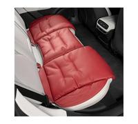 SIFUSM Auto Seat Covers Set For Benz Car Seat Cushion Waist Cushion Breathable And Ventilated Leather Season Seat Cushion(Rear Seat-Red)