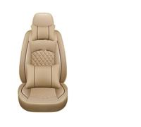 SIFUSM Auto Seat Covers Set For BMW Series For X1 E84 E48 F49 For X2 F38 For X3 E83 F25 G01 G08 For X4 F26 Interior Universal Leather 3D Car Seat Cover(Beige 5seat)