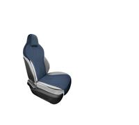 SIFUSM Auto Seat Covers Set For BYD For King 2024 2025 High Auto Car Seat Cushion Cover Mat Pad Four Seasons Half Package Seat Aviation Turn Fur(Blue)