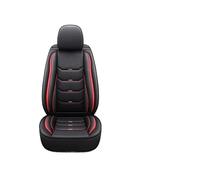SIFUSM Auto Seat Covers Set For CITROEN All Models For C4 Picasso For C3 For C5 C6 DS4 DS5 DS6 DS7 Interior Pu Leather Universal Style 3D Car Seat Cover(Black red 5seat1)
