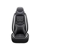 SIFUSM Auto Seat Covers Set For CITROEN All Models For C4 Picasso For C3 For C5 C6 DS4 DS5 DS6 DS7 Interior Pu Leather Universal Style 3D Car Seat Cover(Black white 5seat)