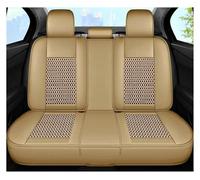 SIFUSM Auto Seat Covers Set For Skoda All Models For Fabia For Octavia For Rapid For Superb For Kodiaq For Yeti Ice Silk Breathable Car Leather Seat Cover(A back row)