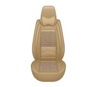 SIFUSM Auto Seat Covers Set For Skoda All Models For Fabia For Octavia For Rapid For Superb For Kodiaq For Yeti Ice Silk Breathable Car Leather Seat Cover(Beige pillow)