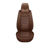 SIFUSM Auto Seat Covers Set For Skoda All Models For Fabia For Octavia For Rapid For Superb For Kodiaq For Yeti Ice Silk Breathable Car Leather Seat Cover(Coffee pillow)