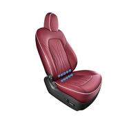 SIFUSM Auto Seat Covers Set For Tesla For Model For Y 3 Car Ventilated Cooling Seat Cushion Full Surround Covered 10 Fans Ventilation Seat Cover For One Seat(Burgundy,2PcsDriver Passenger)