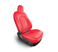 SIFUSM Auto Seat Covers Set For Tesla For Model For Y 3 Car Ventilated Cooling Seat Cushion Full Surround Covered 10 Fans Ventilation Seat Cover For One Seat(Red,1pcs Driver)