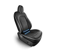 SIFUSM Auto Seat Covers Set For Tesla For Model For Y 3 Car Ventilated Cooling Seat Cushion Full Surround Covered 10 Fans Ventilation Seat Cover For One Seat(Black,1pcs Driver)