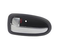 SIFUSM Car Door Handle for Hyundai for Matrix 2001 2002 2003 2004 2005 2006 2007 2008 2009 2010 Car Left Right Interior Door Handle Black Chrome Inner Door Handles Interior Door Handle(Chrome Left)