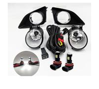 SIFUSM Work Lights Fog Lamps 1 Set For Toyota For Corolla 2008 2009 2010 Fog Lamp Assembly Fog Light Cover Grill Headlight Foglights Frame Frames Led Fog Lights(LED set)
