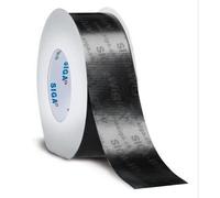 SIGA Wigluv Black 60 mm x 40 m High-Performance Adhesive Tape for Façade, Water-resistant, Ideal for Plastic Surfaces, 1 Piece