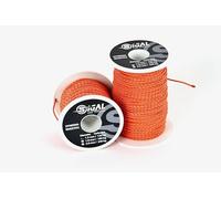 Sigalsub - Dyneema sand coated, Sk75, reel 50 m, ORANGE inserts GREY, Ø1.5 mm (orange grey inserts)
