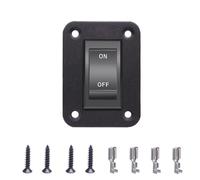 SIGANDG 12V 20A Rocker Switch Panel,On-Off Switch 4 Pins,KCD2-7-201-B1-DZ-BZ for Auto Automotive Lights Boat Yacht Trailer Caravan Camper Bus Tractor Truck