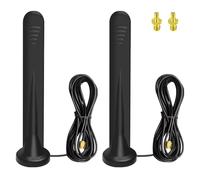 SIGANDG 2 PCS 5G Antenna Outdoor WIFI Antenna,Magnetic Base LTE Antenna for Indoor Outdoor,15DBI Omnidirectional,With SMA TS9 Connector,with 3-M Cable for 3G/4G/5G/GSM/GPRS Router