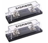SIGANDG 300Amp ANL Fuse Holder 0/2/4 Gauge Fuse Block with 300 A ANL Fuses for Car Audio Truck DIY (2 Pack)