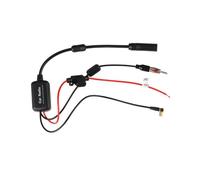 SIGANDG Car Radio Antenna Amplifier,3-in-1 DAB AM FM,Radio Signal Amplifier Booster,Antenna Signal Amplifier Adapter for Car Audio Radio Stereo Receiver