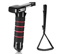SIGANDG Pack of 2 Car Door Assist for Elderly - Multifunction Handle, Mobility Aids for Getting in and Out of Cars (Red)