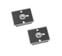 SIGANDG Quick Release Plates with 1/4 Inch Screw,Compatible with Manfrotto 200PL-14,Quick Release Plate Tripod Universal, 2 PCS