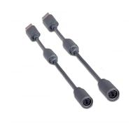 Siganorpy 2 Pack Replacement Dongle USB Breakaway Cable for Xbox 360 Wired Controllers - Dark Grey