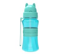 Sigdio Kids Water Bottle Kids Boys Girls Water Bottle with Straw BPA Free Sports Bottle for Home, School and Outdoor Activities, Bleu clair-1