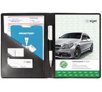 Sigel A5 Car Trip Book Cover, 32 Pages, Faux Leather, No Closure
