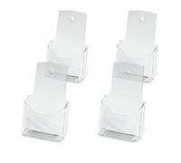 SIGEL Acrylic Tabletop brochure Holder 12.50 x 20 cm - Pack of 4