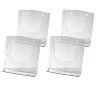 SIGEL Acrylic wall-Mounted brochure Holder 24 x 25 cm - Pack of 4
