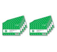 Sigel AG615 Edition Receipt A6 Horizontal 50 Sheets, Pink Pack of 10