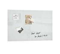 SIGEL Artverum Glass Magnetic Board 60 x 40 cm | GL121, glossy surface, safety glass, 3 neodymium magnets, extra white