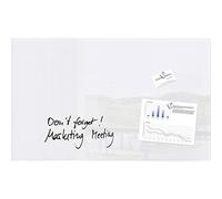 SIGEL Artverum Glass Magnetic Board 78 x 48 cm | GL131, glossy surface, safety glass, 3 neodymium magnets, extra white