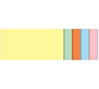 SIGEL BA100 Rectangular Moderation Cards, 10 x 20 cm, 6 colours, 250 Pieces