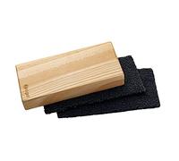 SIGEL BA120 Magnetic WhiteBoard / WhiteBoard eraser brush, wood, 13 x 6 cm, Beige / anthracite