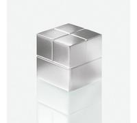 SIGEL BA196 Neodymium Magnet, 2 x 2 x 2 cm, C20 "super-strong" (N48), for Glass magnetic Boards, silver, 1 Piece