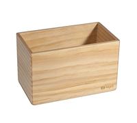 SIGEL BA401 Storage box, Beige, 13 x 8 cm, solid wood pine, integrated magnets, for magnetic WhiteBoards and Glass Boards