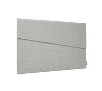SIGEL BA502 Soft Laptop Sleeve M - Recycled Polyethylene (RPET), Synthetic Felt - Light Grey - 40.5 x 28 x 1 cm