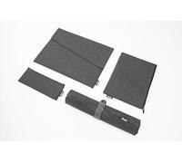 SIGEL BAB20 Refill Bundle Bag Accessories M - Dark Grey - 1x Laptop Sleeve, 1x Bag Organiser Set, 1x Desk pad - Synthetic Felt, Recycled polyethylene (RPET) - 35 x 25 x 1 cm