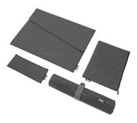 SIGEL Bag Accessories Refill Kit 40.50 x 28 cm | BAB21, L, dark gray, laptop sleeve, pouch, desk pad, synthetic felt, recycled RPET
