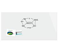 SIGEL Be!Board Glass Magnetic Whiteboard 240 x 120 cm | B1700, frameless, writable, 2 neodymium magnets, pure white