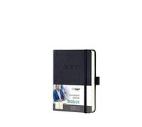 SIGEL C2102 Academic Calendar 2017-2020, 18 Months, Approx. A6, hardcover, Black - Conceptum
