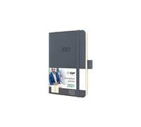 SIGEL C2137 Weekly Diary 2021, Approx. A6, Dark Grey, softcover - Conceptum