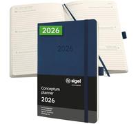 Sigel Conceptum Diary 2026 A5 Week To View Midnight Blue - C2632