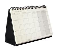 SIGEL C2681 Desktop planner Conceptum 2026-1 year - ca. A5 landscape - black - 2 pages = the month at the bottom and notes at the top - hardcover - 80 gsm - 144 p. - PEFC-certified