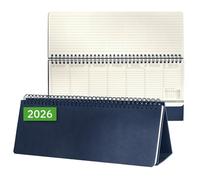 SIGEL C2682 Desktop planner Conceptum 2026-1 year - large - dark blue - 2 pages = the w t the bottom and notes at the top - hardcover - 80 gsm - 132 p. - PEFC-certified