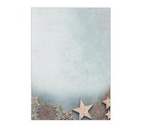 SIGEL DP430 Christmas Motif Papers "Glamorous Christmas" - Blue, Kupfer - 90 GSM - A4-100 Sheets