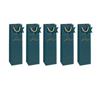SIGEL Christmas Gift Bag 10 x 35 cm - Pack of 5
