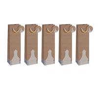 SIGEL Christmas Gift Bag 10 x 35 cm - Pack of 5