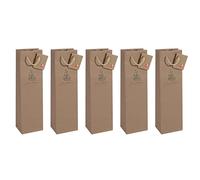 SIGEL Christmas Gift Bag 10 x 35 cm - Pack of 5