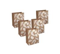 SIGEL Christmas gift bag 18 x 23 cm - pack of 5