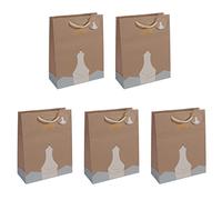 SIGEL Christmas Gift Bag 26 x 33 cm - Pack of 5