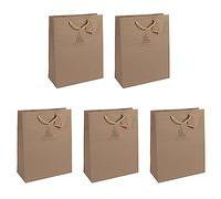 SIGEL Christmas Gift Bag 26 x 33 cm - Pack of 5